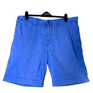 Polo Ralph Lauren Mens Blue Chino Shorts Sz 40 Classic Preppy Resort Vacay Camp